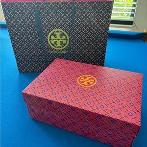 Tory Burch Shopping Bag and Shoe box